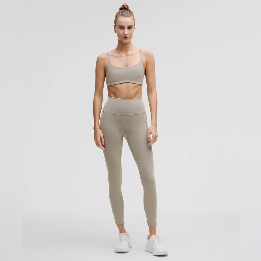 Lululemon Wunder Train High-Rise Tight 25” Pockets - Riverstone, Size 14 - Picture 6 of 10